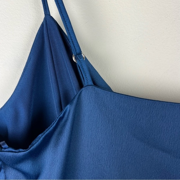 Devlin | Betsy Flirty Mini Slip Dress Poseidon Blue | 6 - Picture 6 of 11